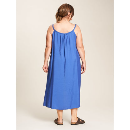 Gozzip Woman Amalie Dress Dress Royal Blue