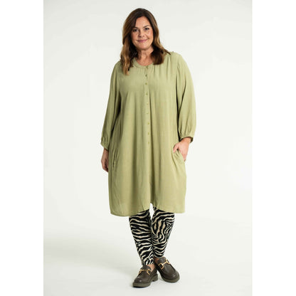 Gozzip Woman Anela Tunic Tunic Dusty Green