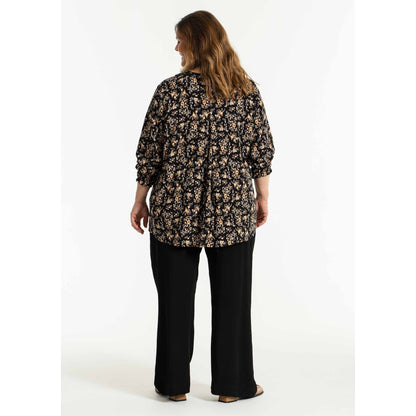 Gozzip Woman Annah Blouse Blouse Black printed