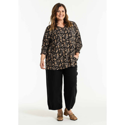 Gozzip Woman Annah Blouse Blouse Black printed