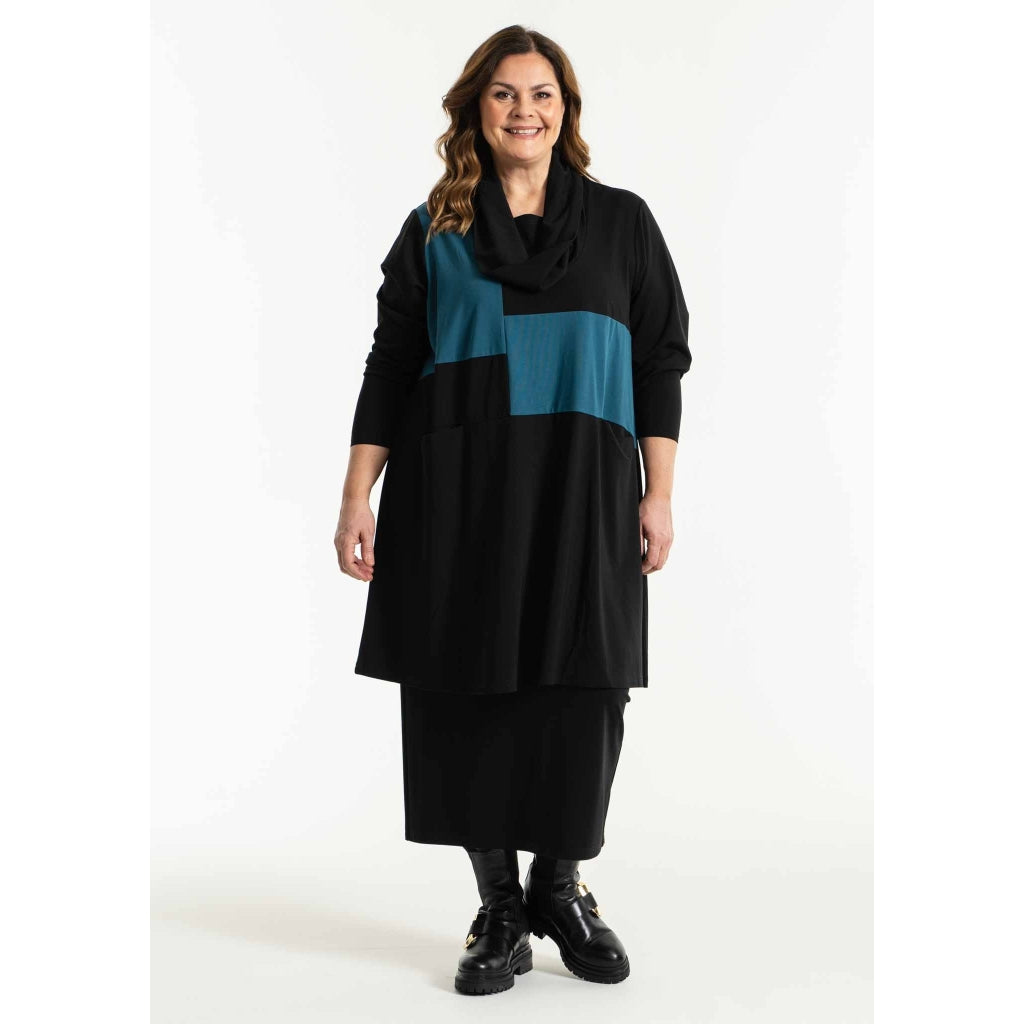 Gozzip Woman Barbel Tunic Tunic Black