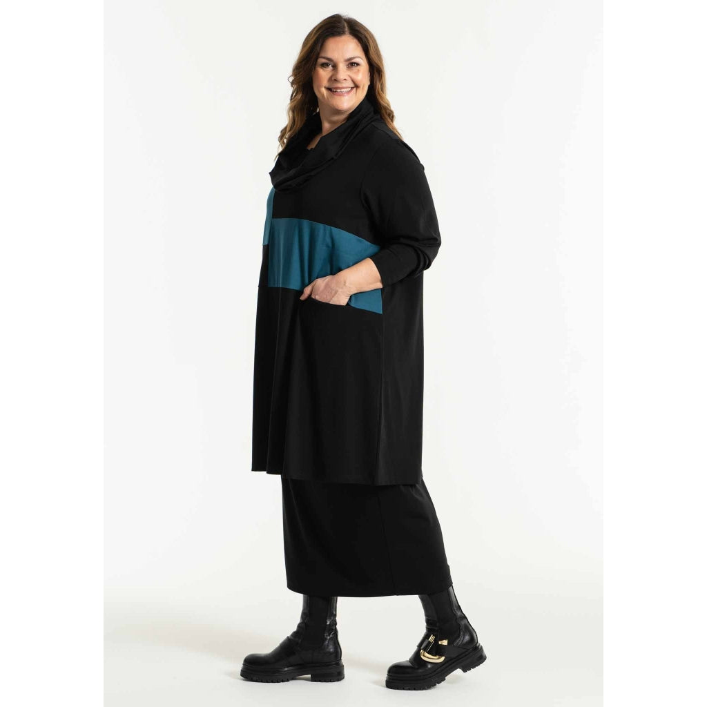 Gozzip Woman Barbel Tunic Tunic Black