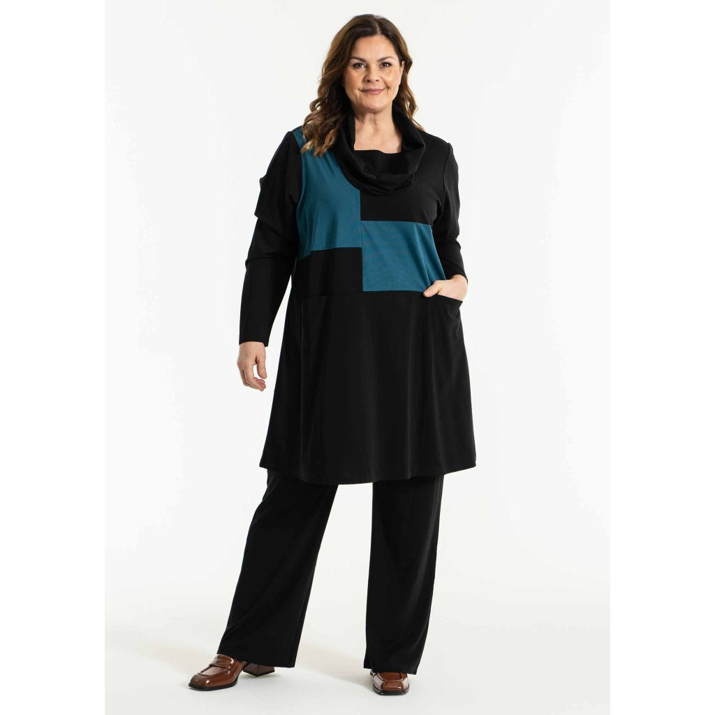 Gozzip Woman Barbel Tunic Tunic Black