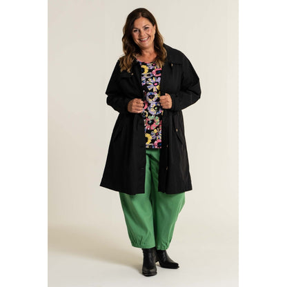 Gozzip Woman Beatrice Trenchcoat - MORE COLOURS Coat Black