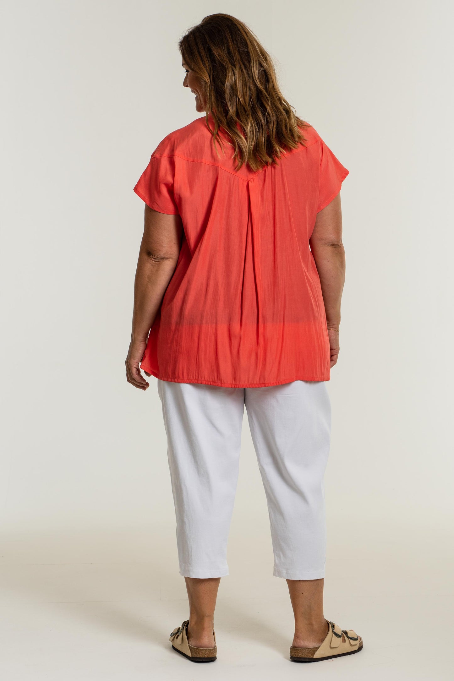 Gozzip Woman Begina Blouse - FLERE FARVER Blouse Coral