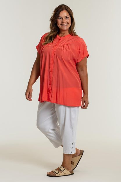 Gozzip Woman Begina Blouse - MORE COLOURS Blouse Coral