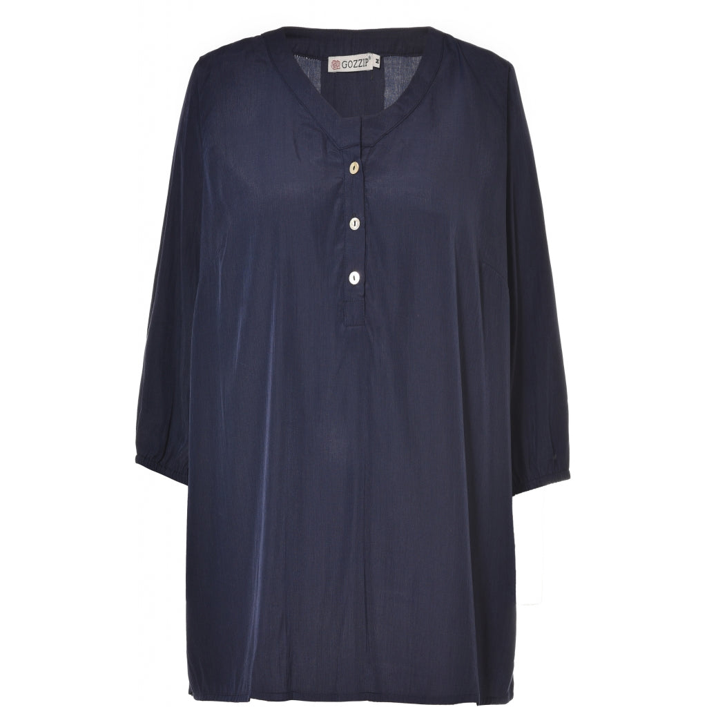Gozzip Woman Blouse Blouse Navy