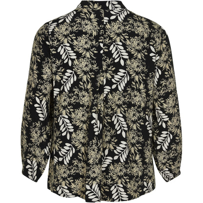 Gozzip Woman Blouse Blouse Black printed