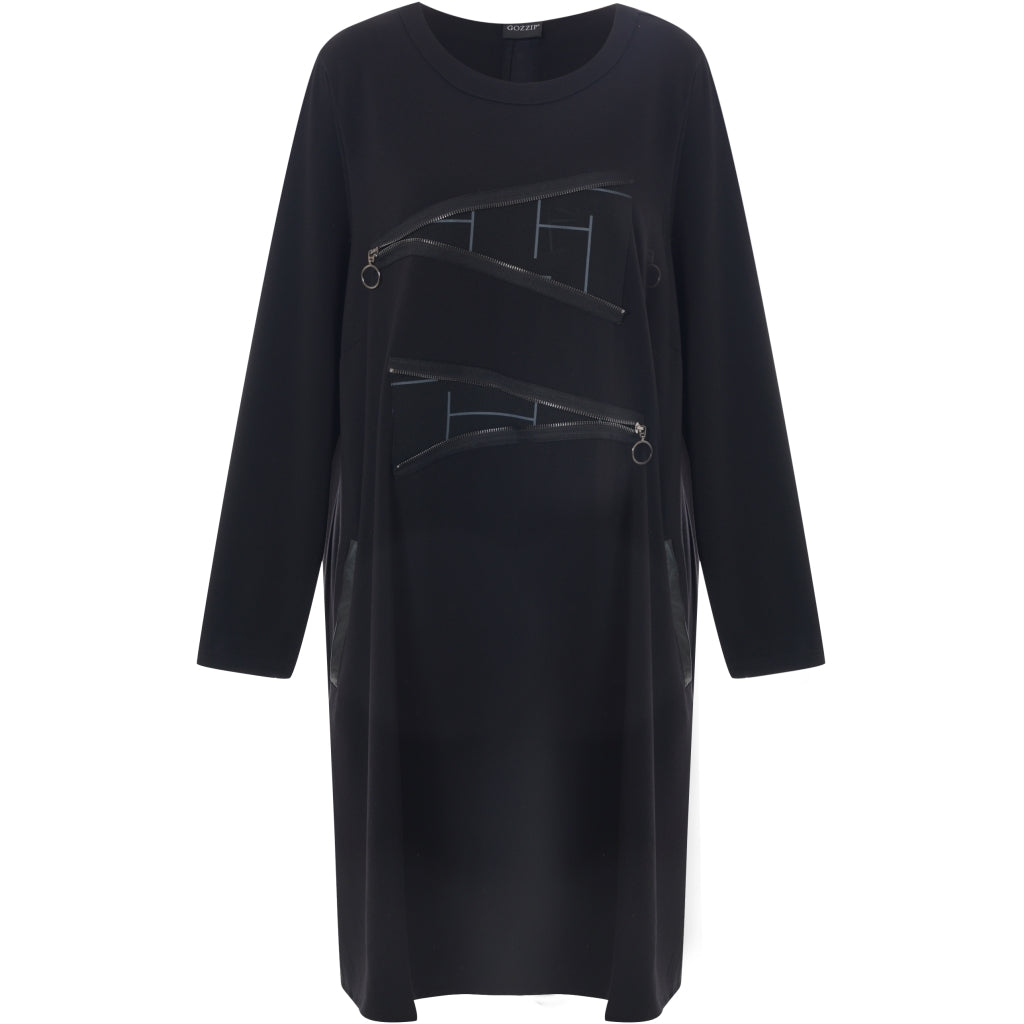 Gozzip Woman Cabrine Tunic Tunic Black