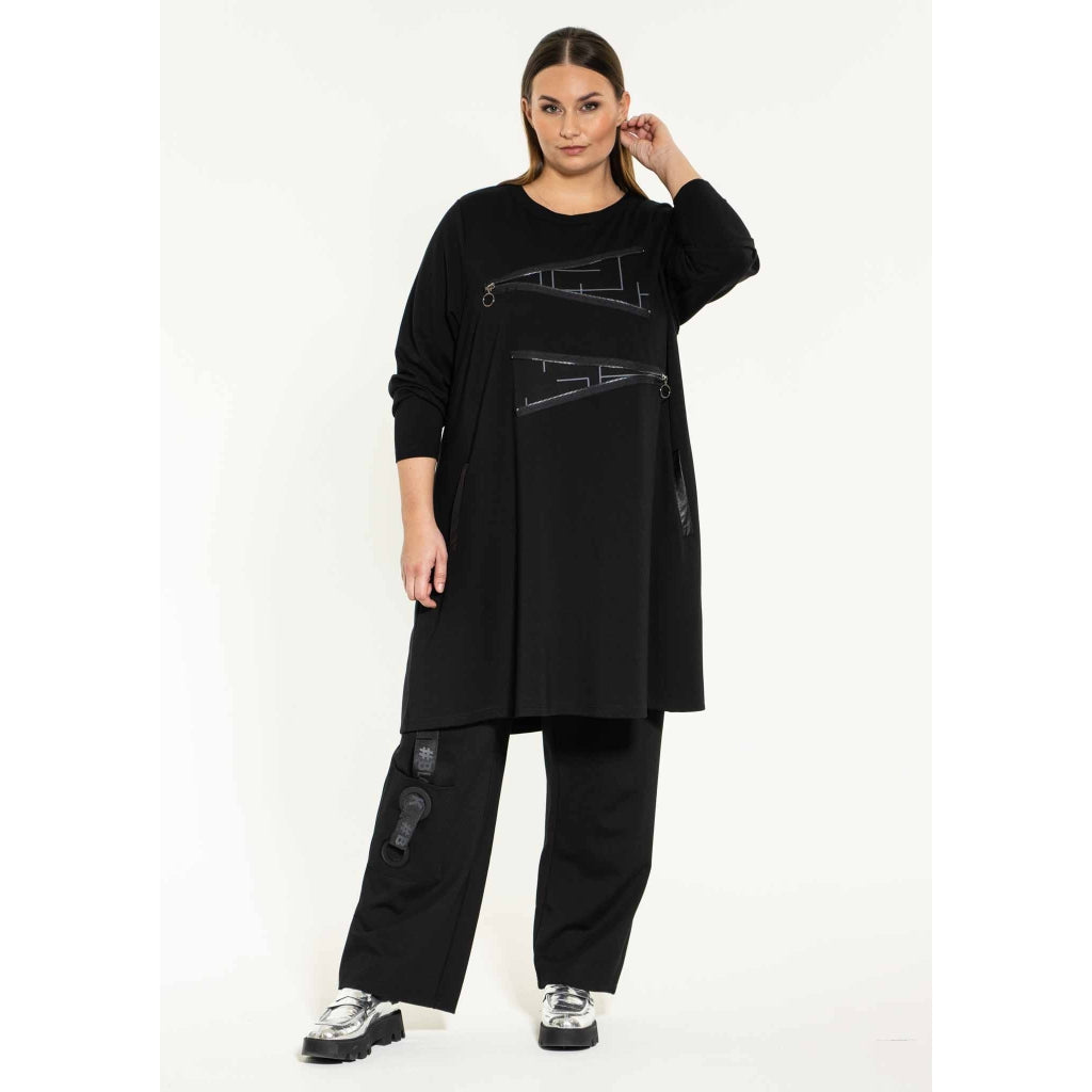 Gozzip Woman Cabrine Tunic Tunic Black