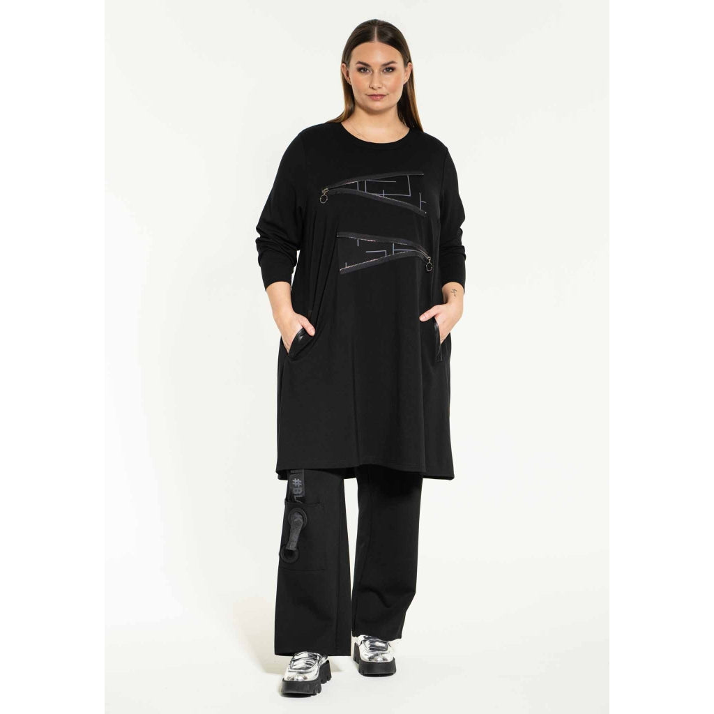 Gozzip Woman Cabrine Tunic Tunic Black