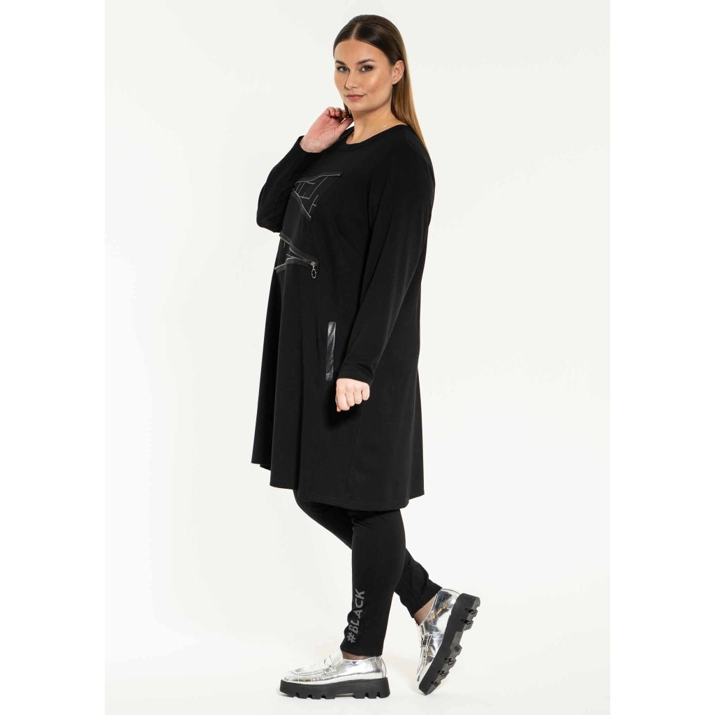 Gozzip Woman Cabrine Tunic Tunic Black