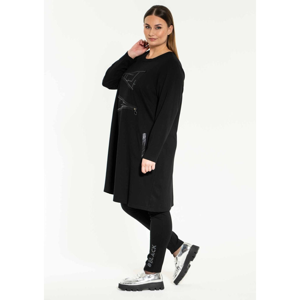 Gozzip Woman Cabrine Tunic Tunic Black