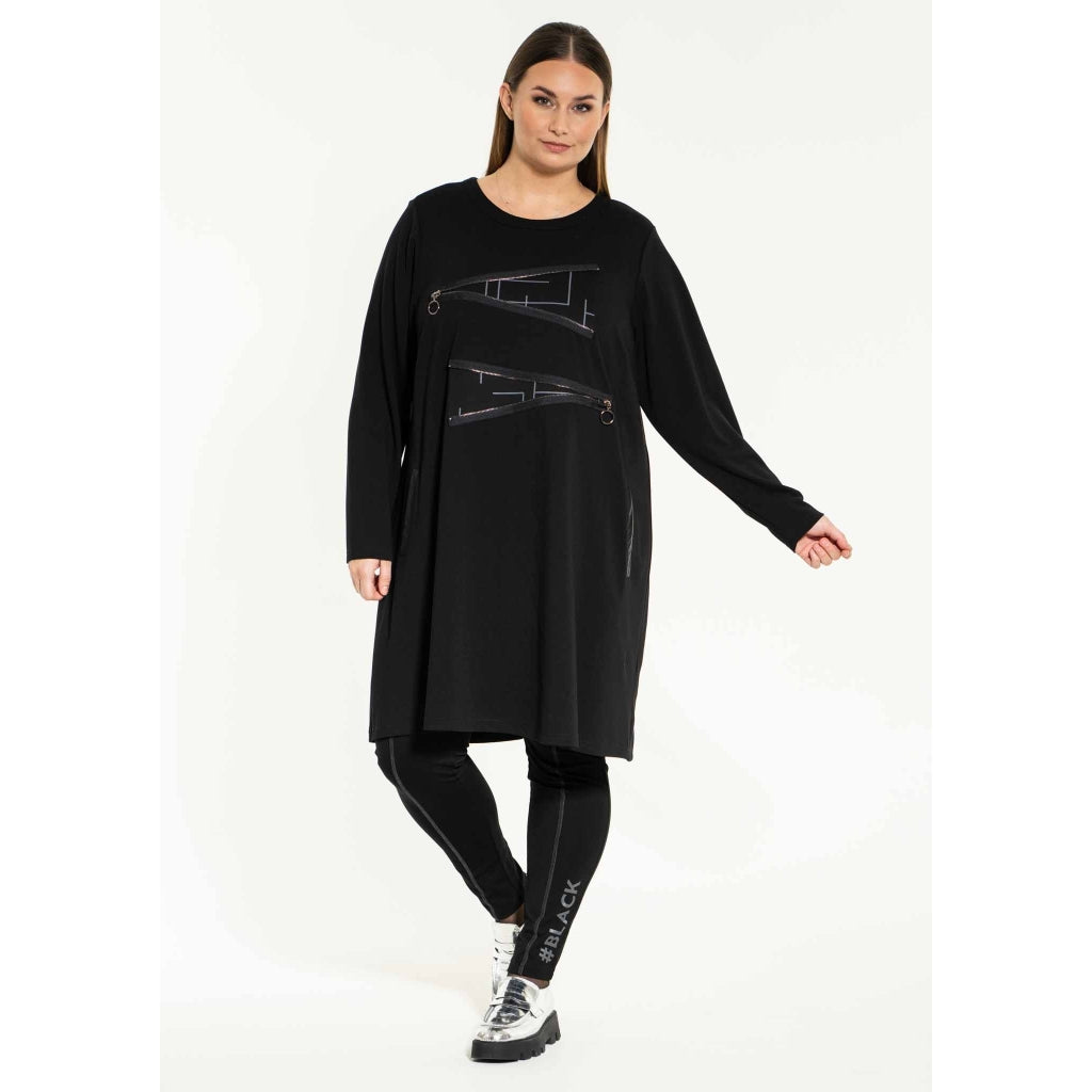 Gozzip Woman Cabrine Tunic Tunic Black