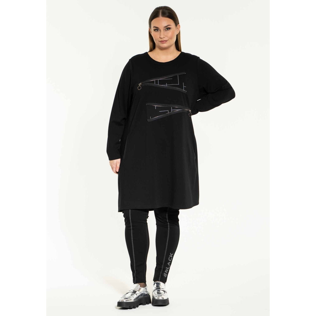 Gozzip Woman Cabrine Tunic Tunic Black