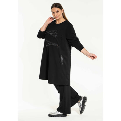 Gozzip Woman Cabrine Tunic Tunic Black