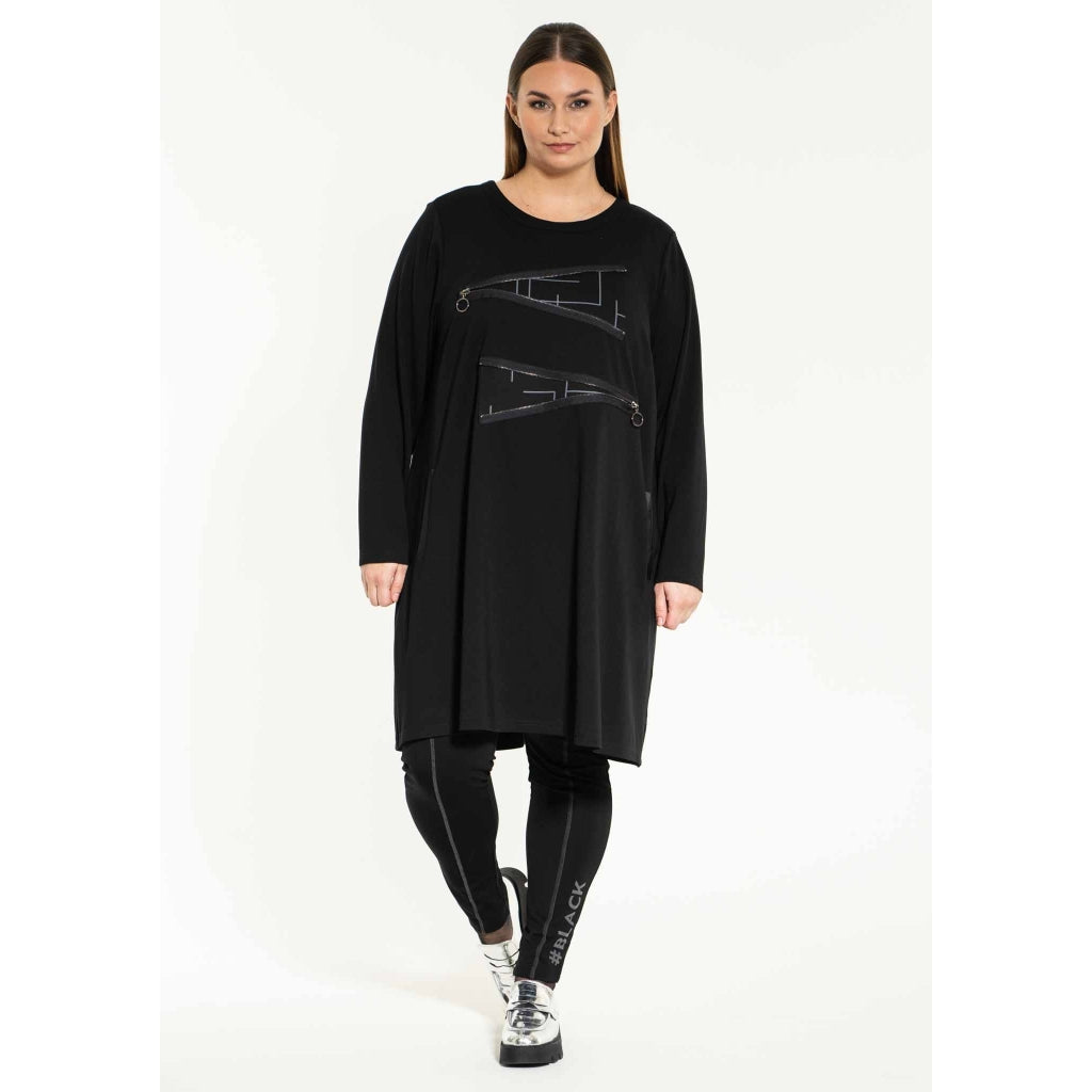 Gozzip Woman Cabrine Tunic Tunic Black