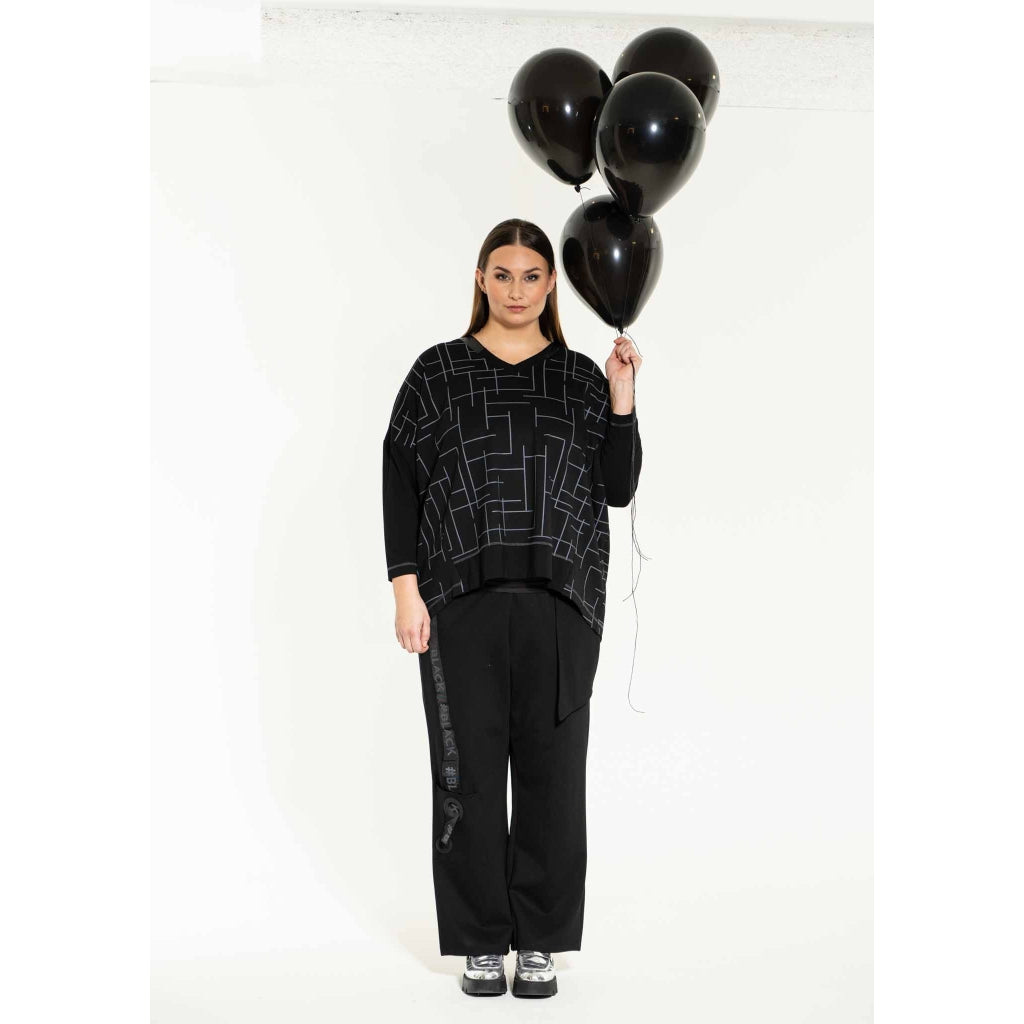 Gozzip Woman Carna Pants Pants Black