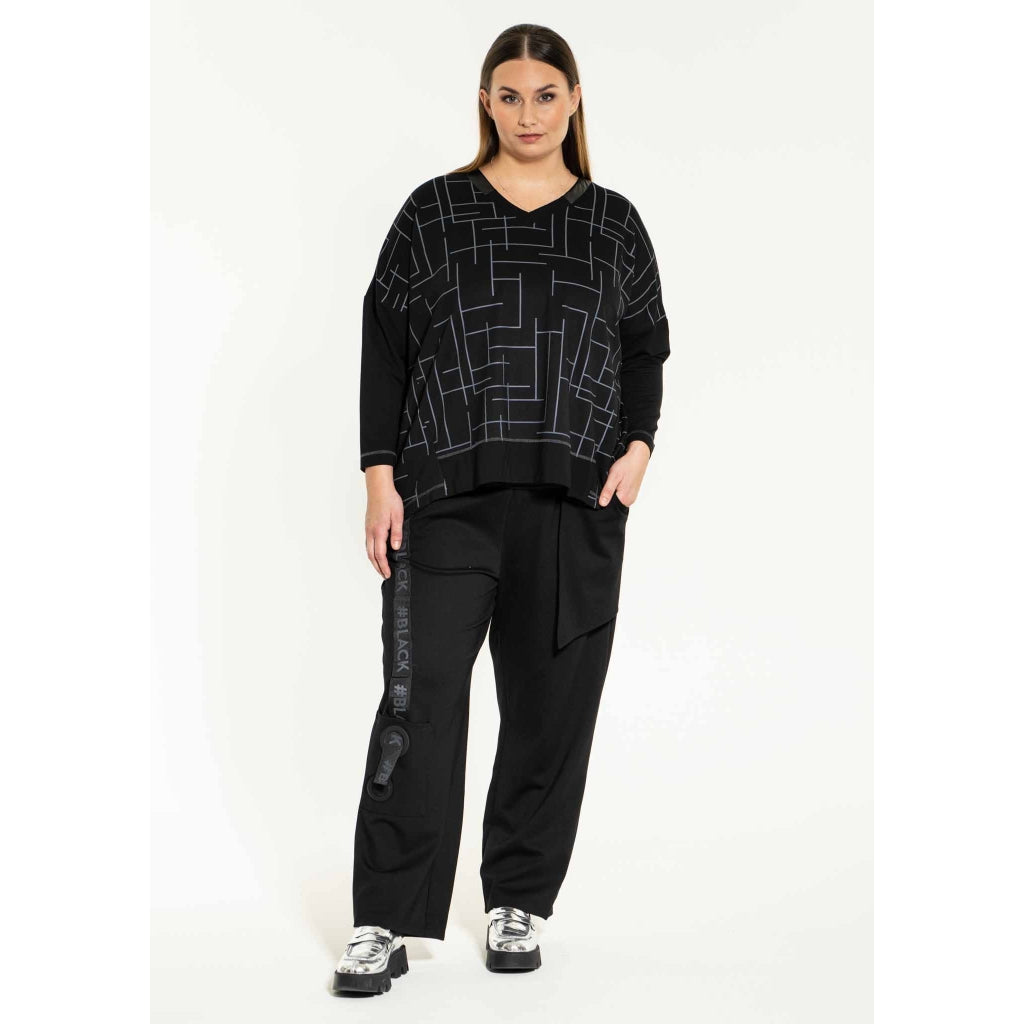 Gozzip Woman Carna Pants Pants Black