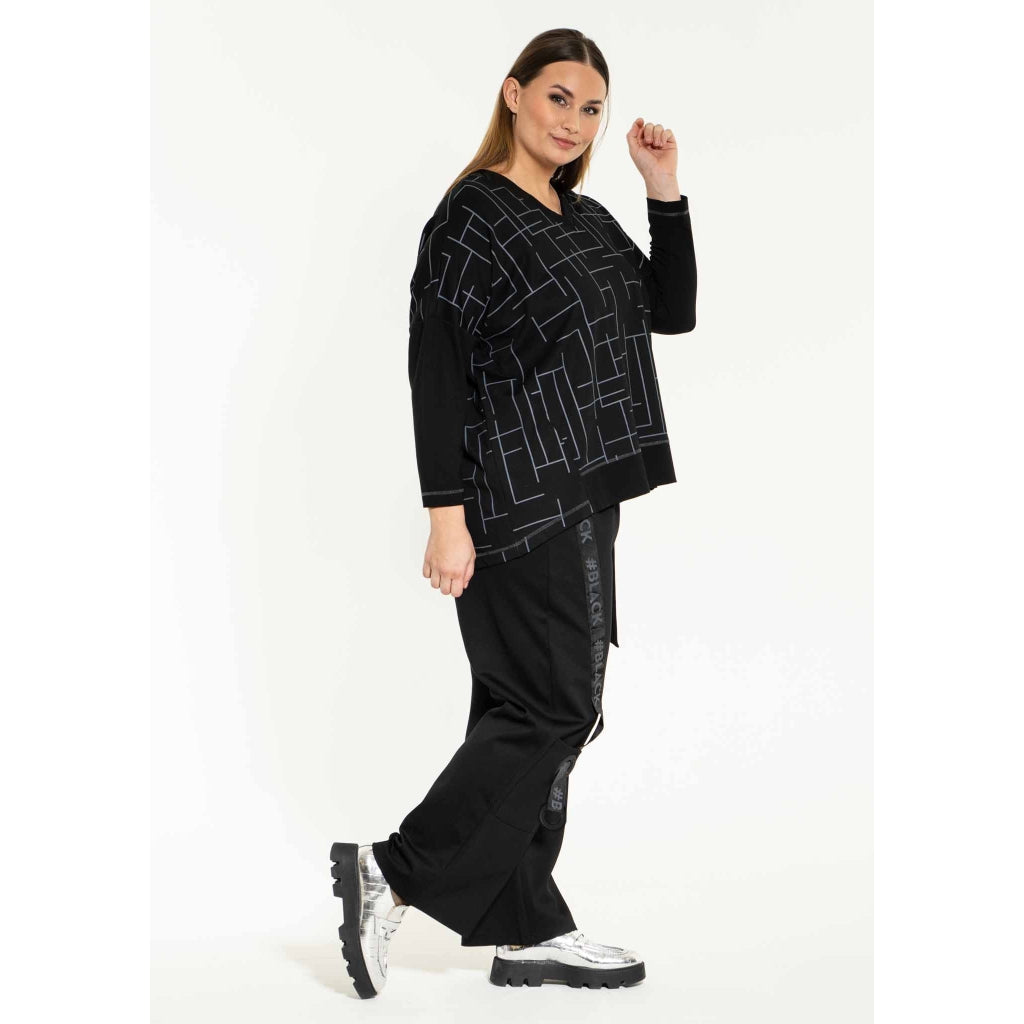 Gozzip Woman Carna Pants Pants Black