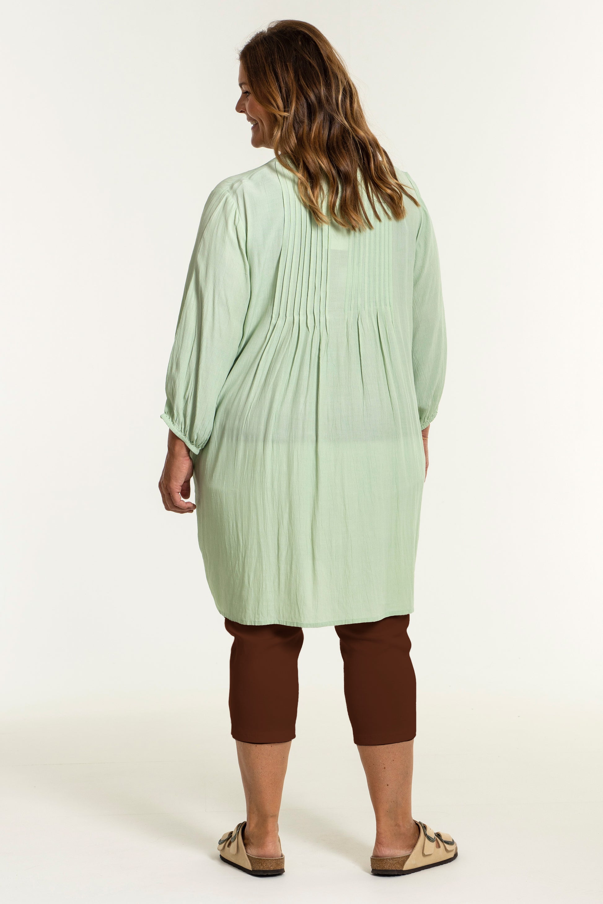 Gozzip Woman Clara 3/4 Leggings - MORE COLOURS 3/4 Pant 79 Brown