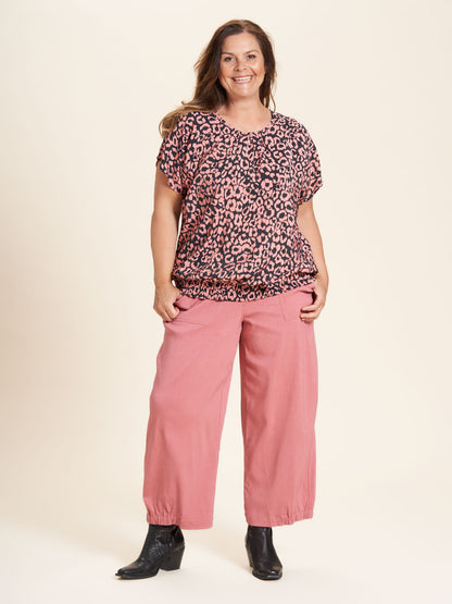 Gozzip Woman Clara Baggy pants Pants 135 Dusty Rose