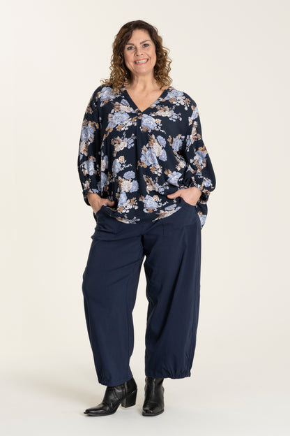 Gozzip Woman Clara Baggy pants Pants 70 Navy