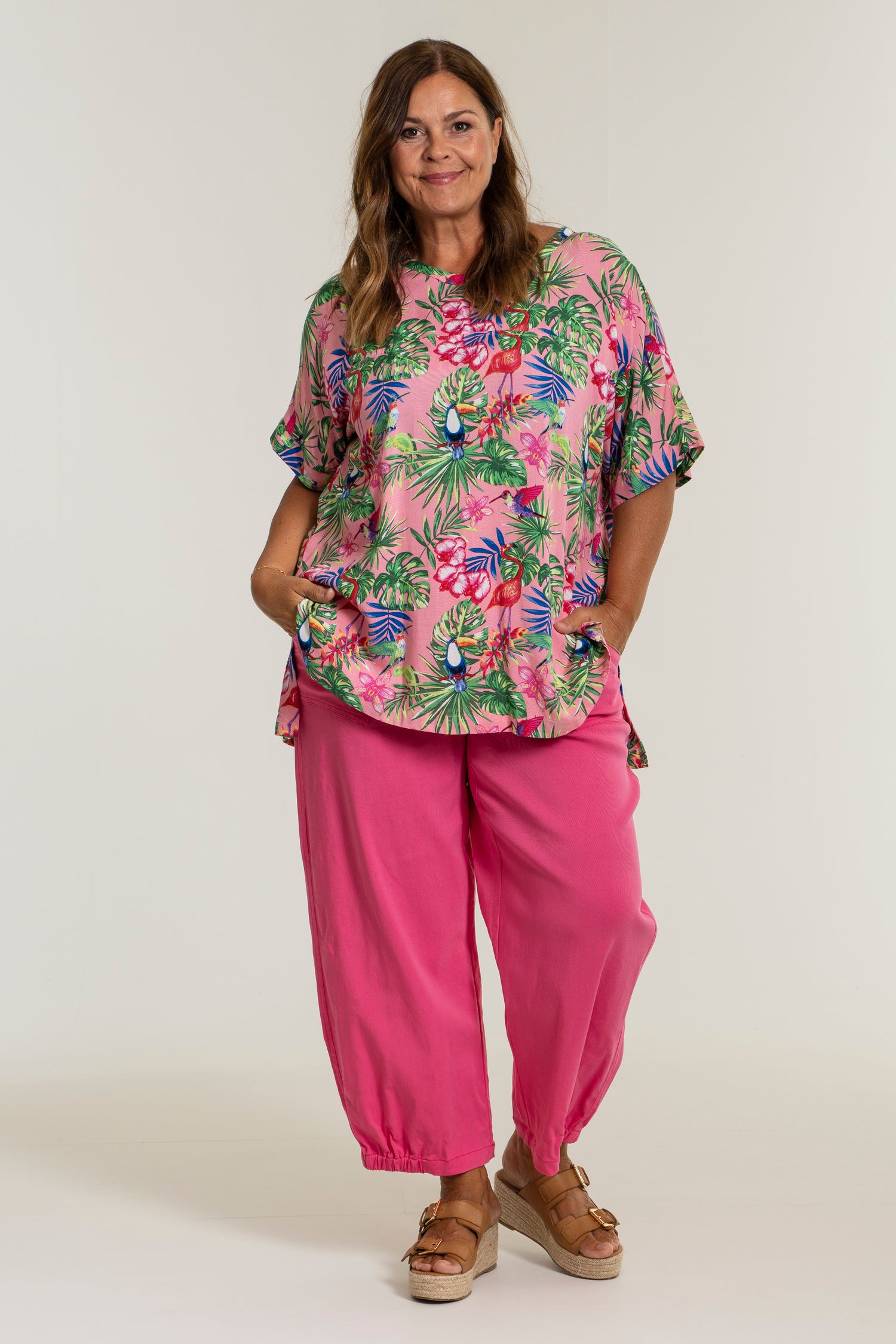 Gozzip Woman Clara Baggy pants Pants 82 Candy