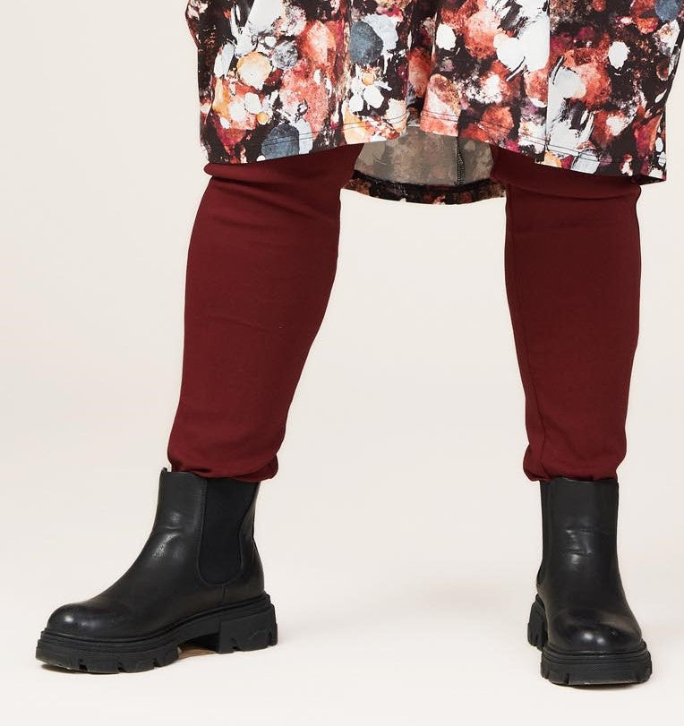 Gozzip Woman Clara Leggings Leggings 45 Bordeaux