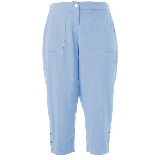 Gozzip Woman Clara Loose capri pants Loose Pant light Blue