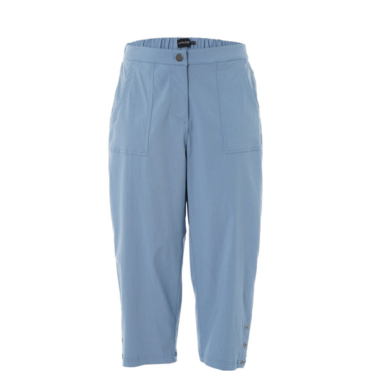 Gozzip Woman Clara Loose capri pants - MORE COLOURS Loose Pant Blue heaven