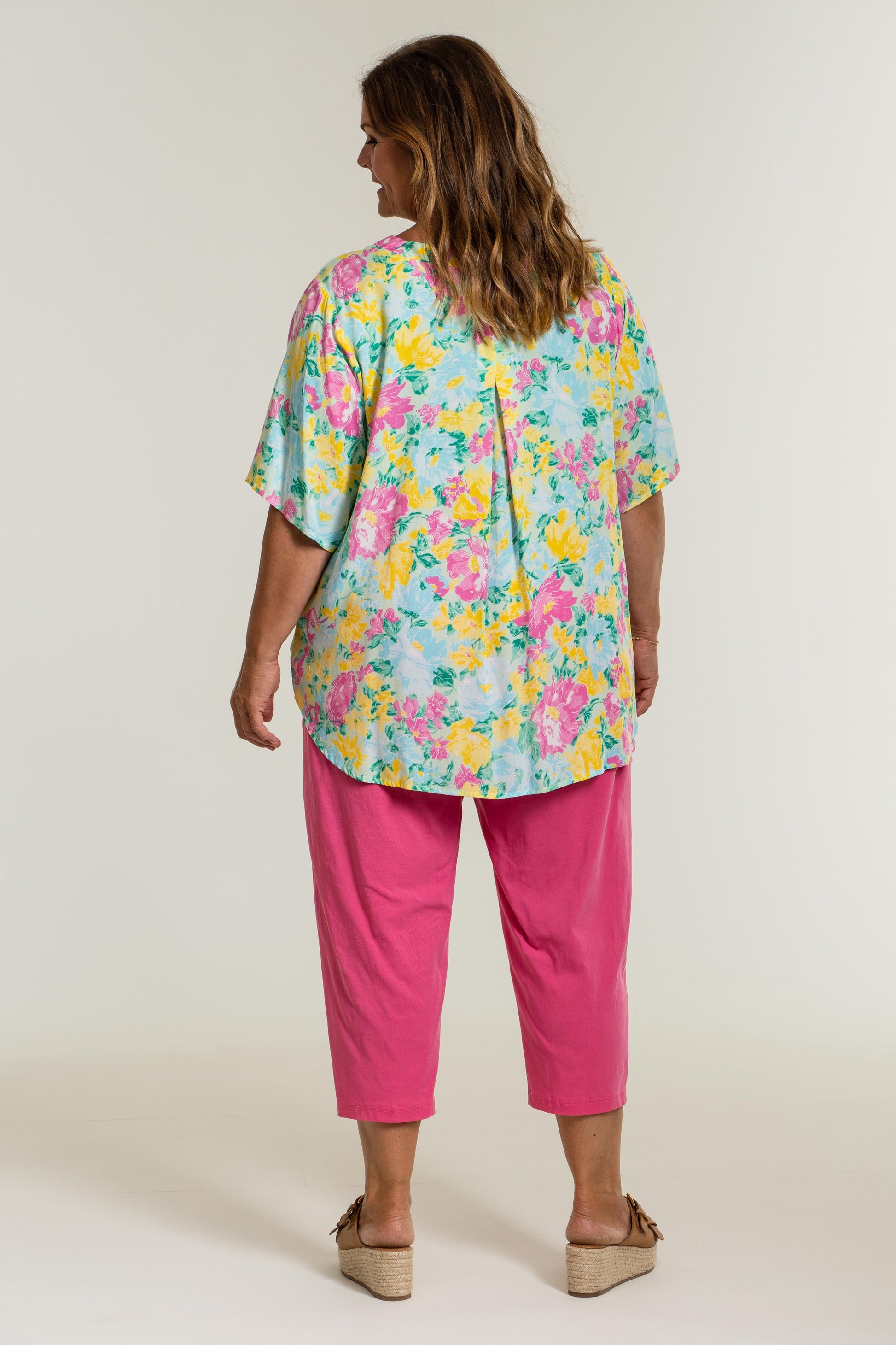 Gozzip Woman Clara Loose capri pants - MORE COLOURS Loose Pant Candy