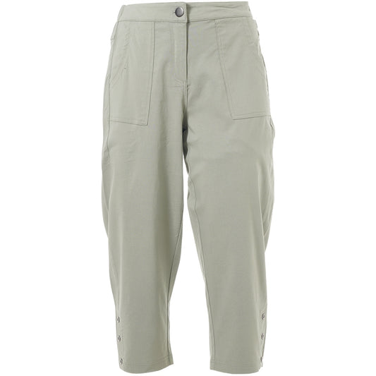 Gozzip Woman Clara Loose capri pants - MORE COLOURS Loose Pant Green haze