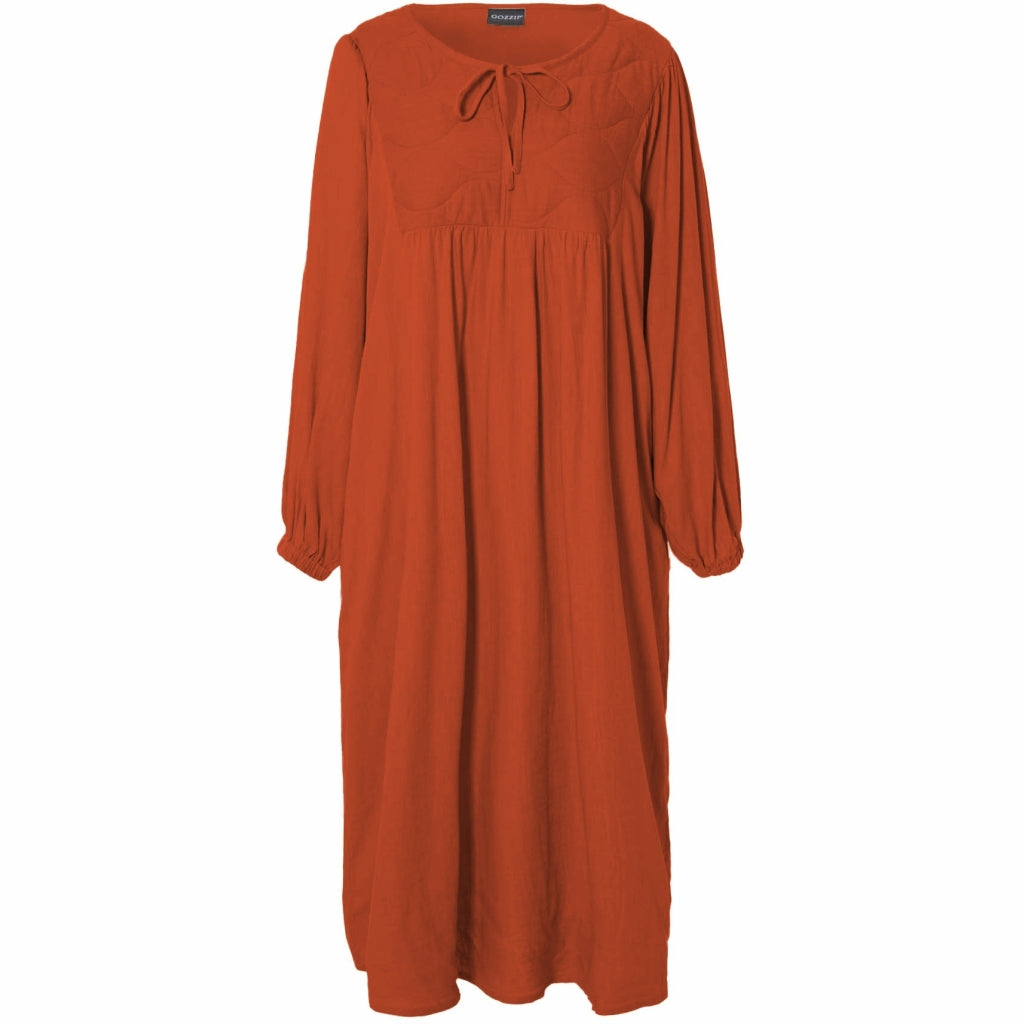 Gozzip Woman Des Dress - MORE COLOURS Dress Terracotta