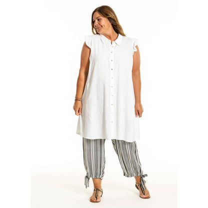 Gozzip Woman Dorin Tunic Tunic White