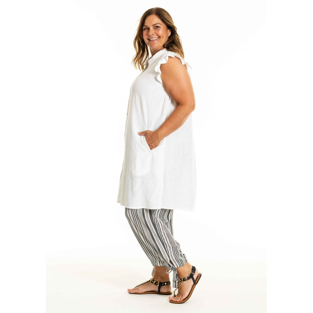 Gozzip Woman Dorin Tunic Tunic White