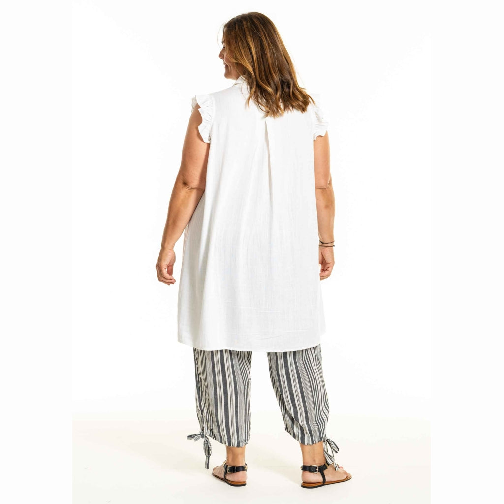 Gozzip Woman Dorin Tunic Tunic White