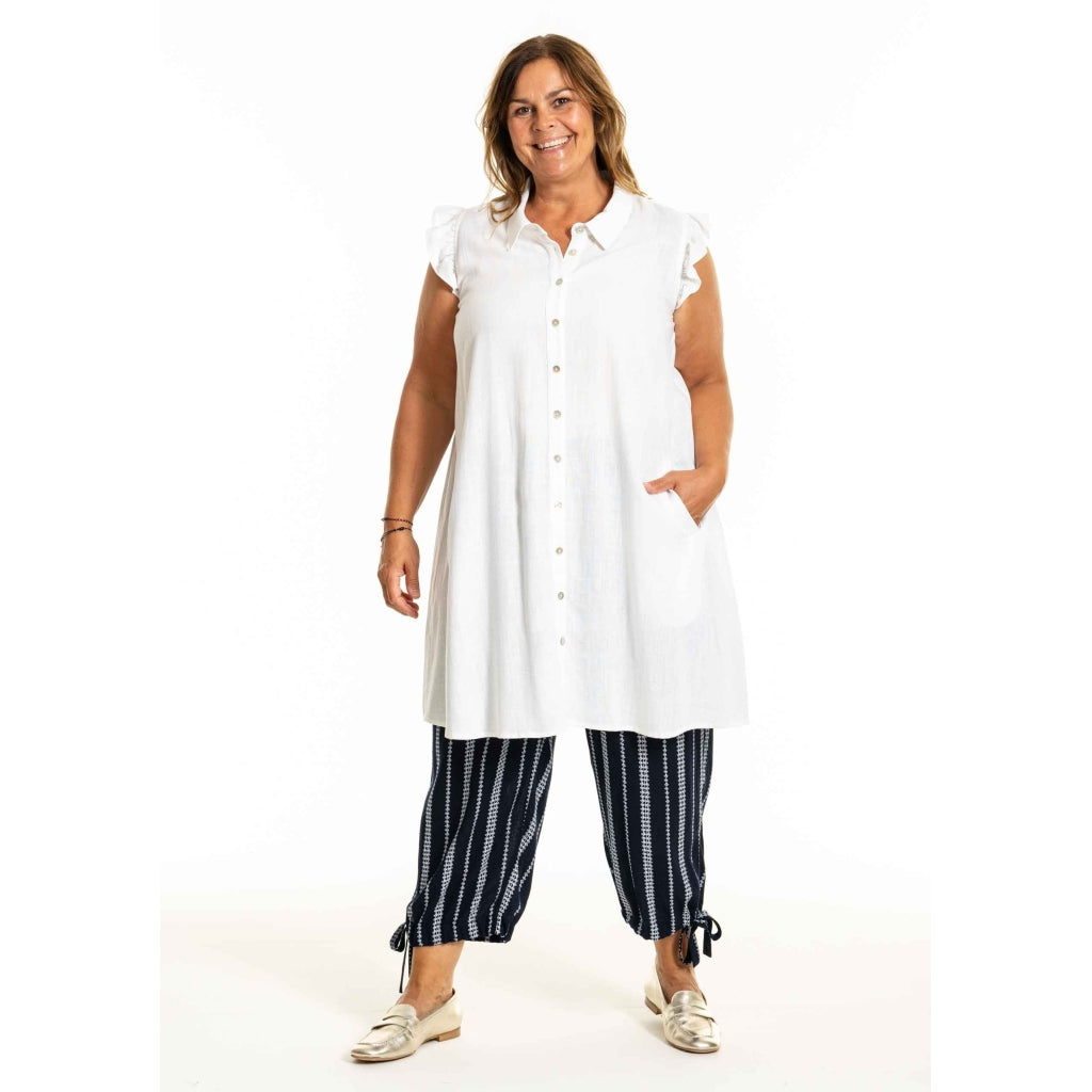 Gozzip Woman Dorin Tunic Tunic White