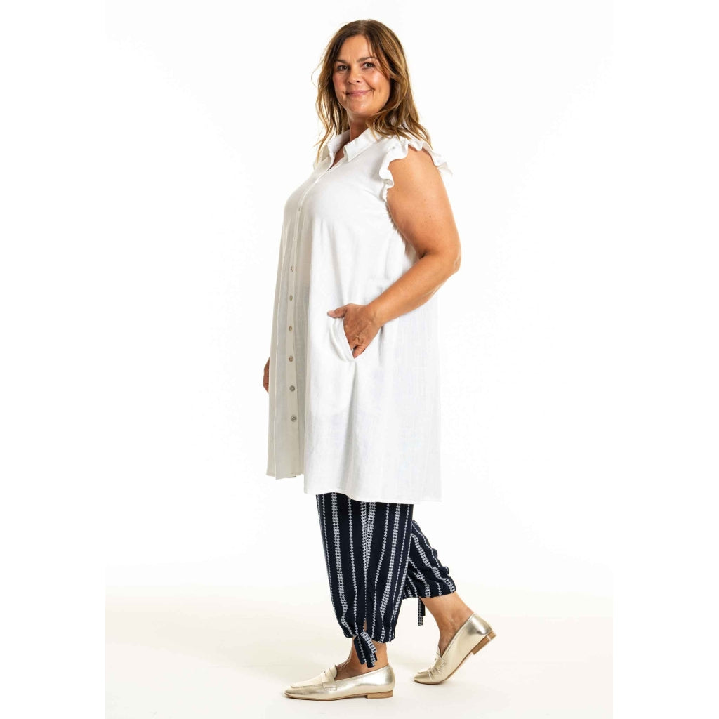 Gozzip Woman Dorin Tunic Tunic White