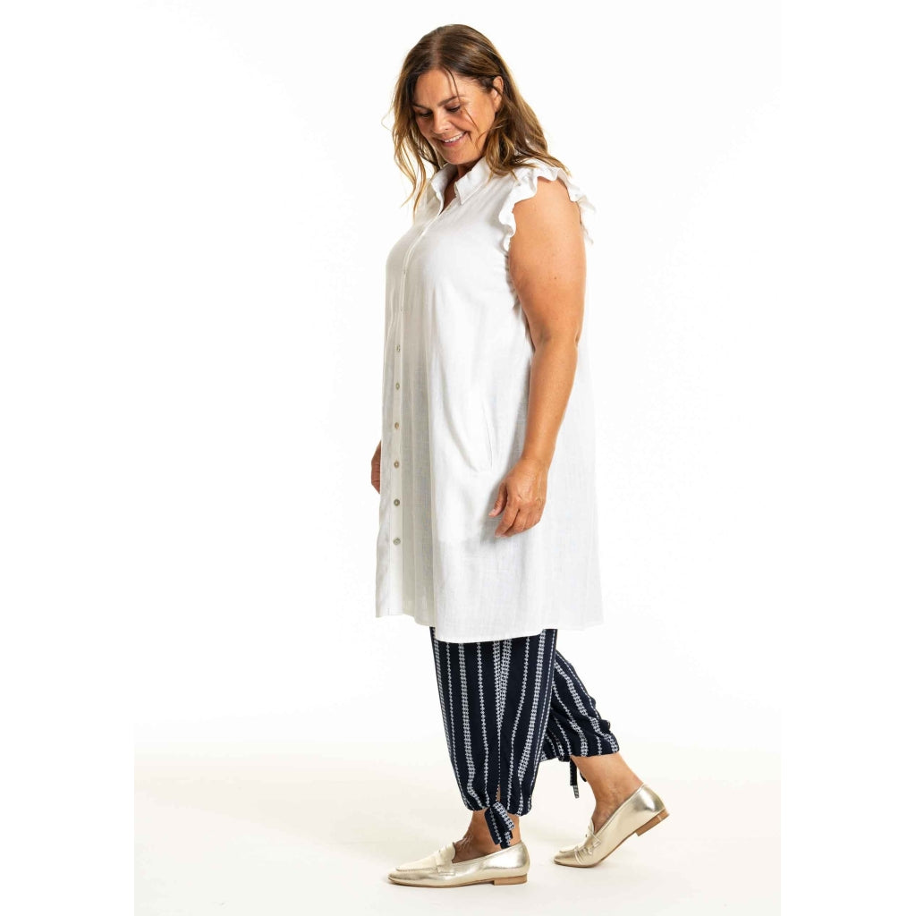 Gozzip Woman Dorin Tunic Tunic White