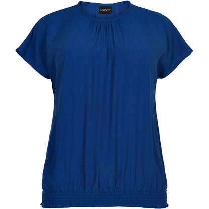 Gozzip Woman Elise Blouse Blouse Royal Blue