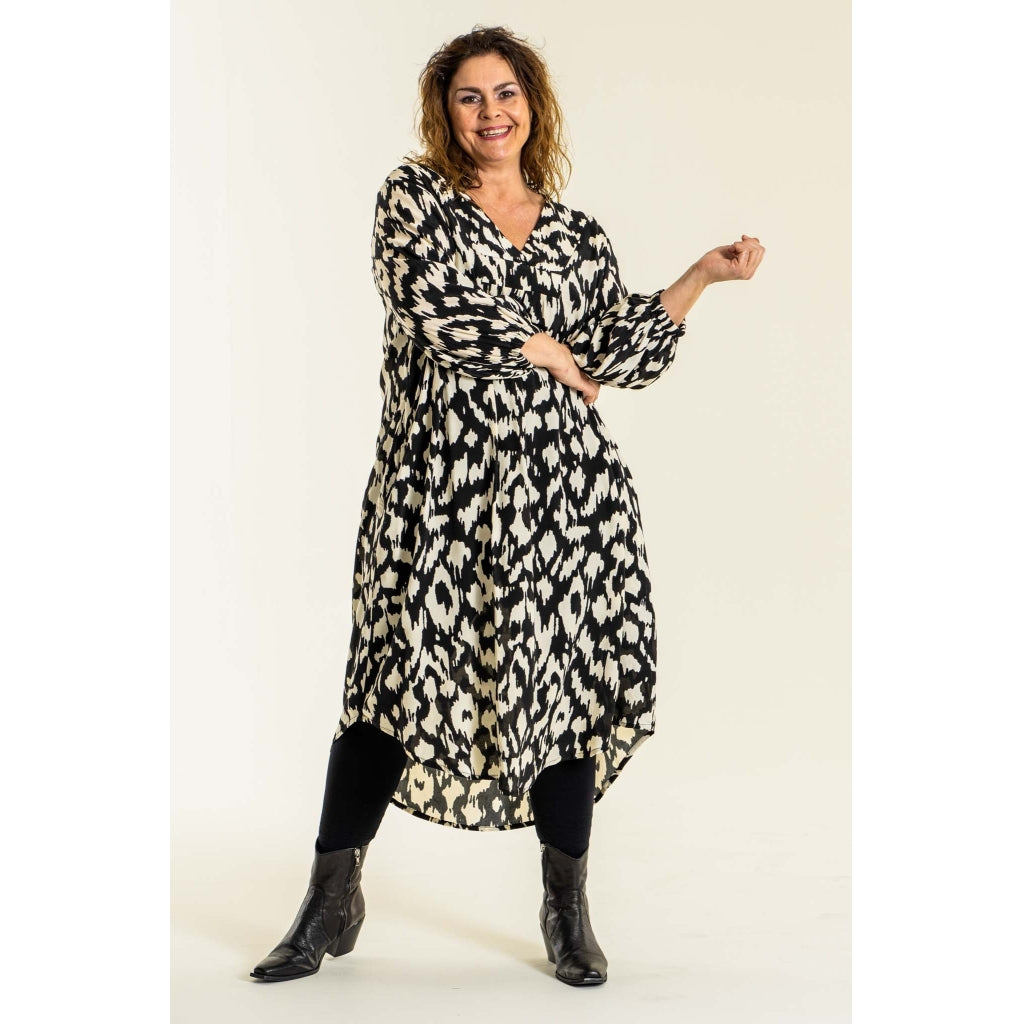 Gozzip Woman Else Dress Dress Black printed