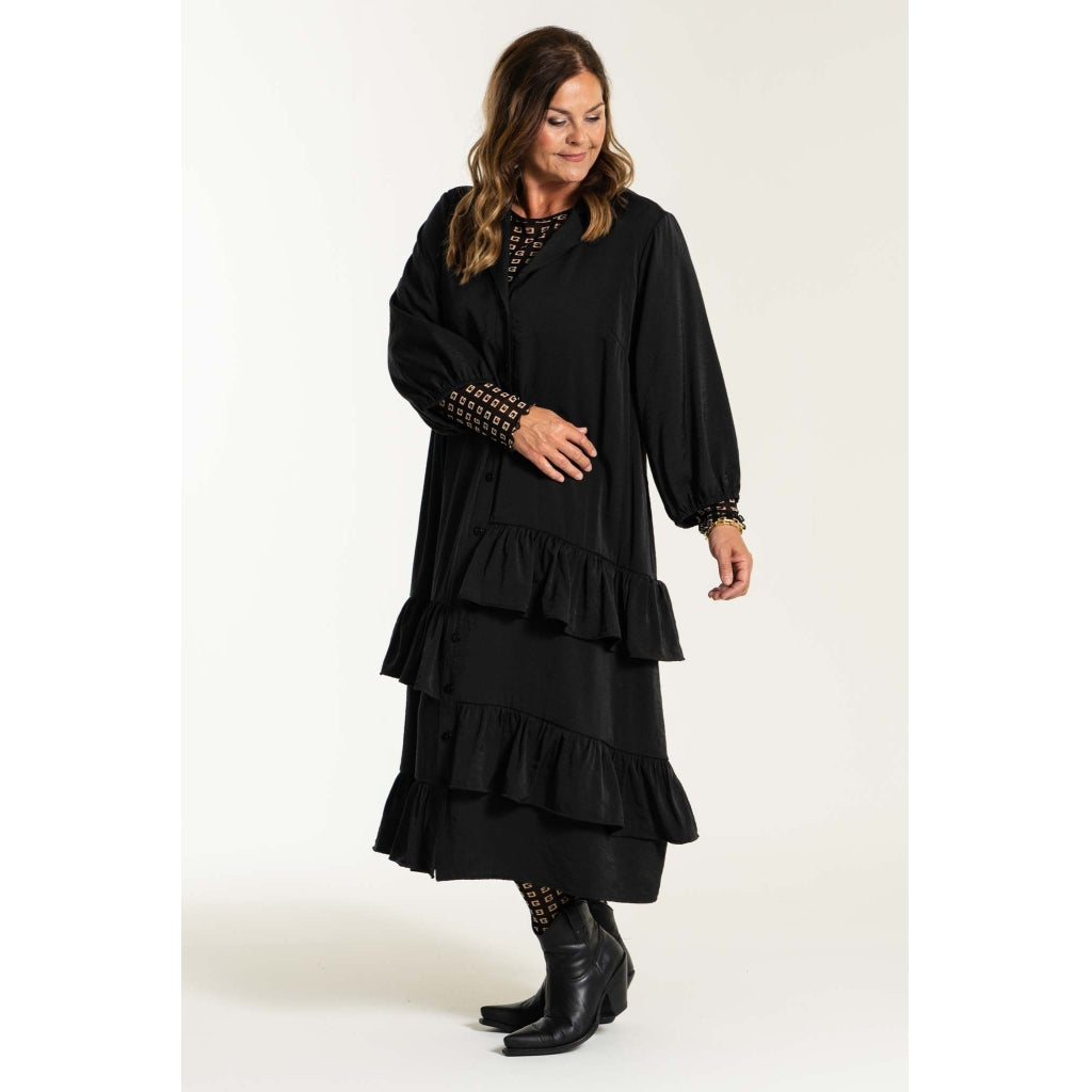 Gozzip Woman Elsie Dress Dress Black