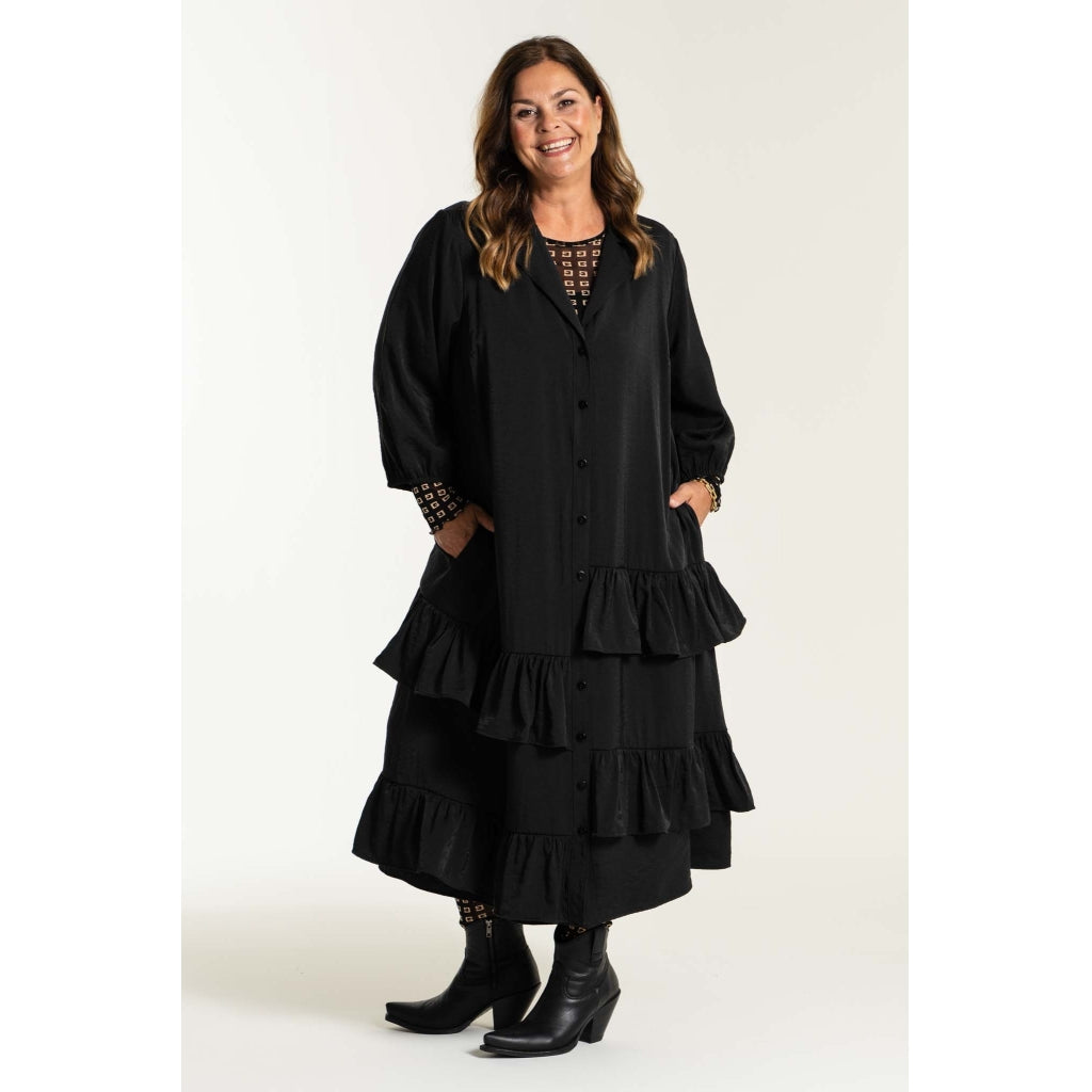 Gozzip Woman Elsie Dress Dress Black