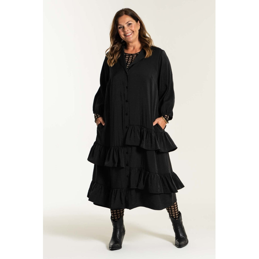 Gozzip Woman Elsie Dress Dress Black