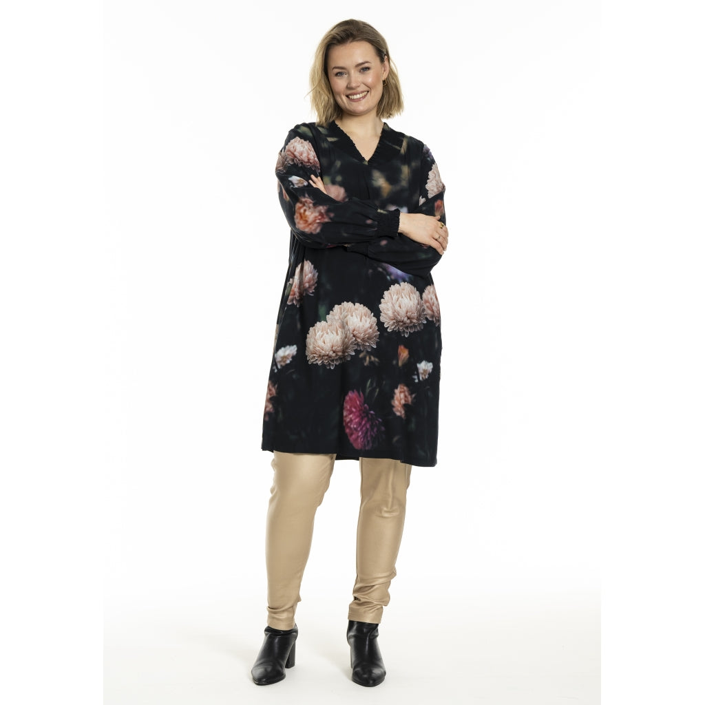 Gozzip Woman GAbigail Tunic Tunic Peony print