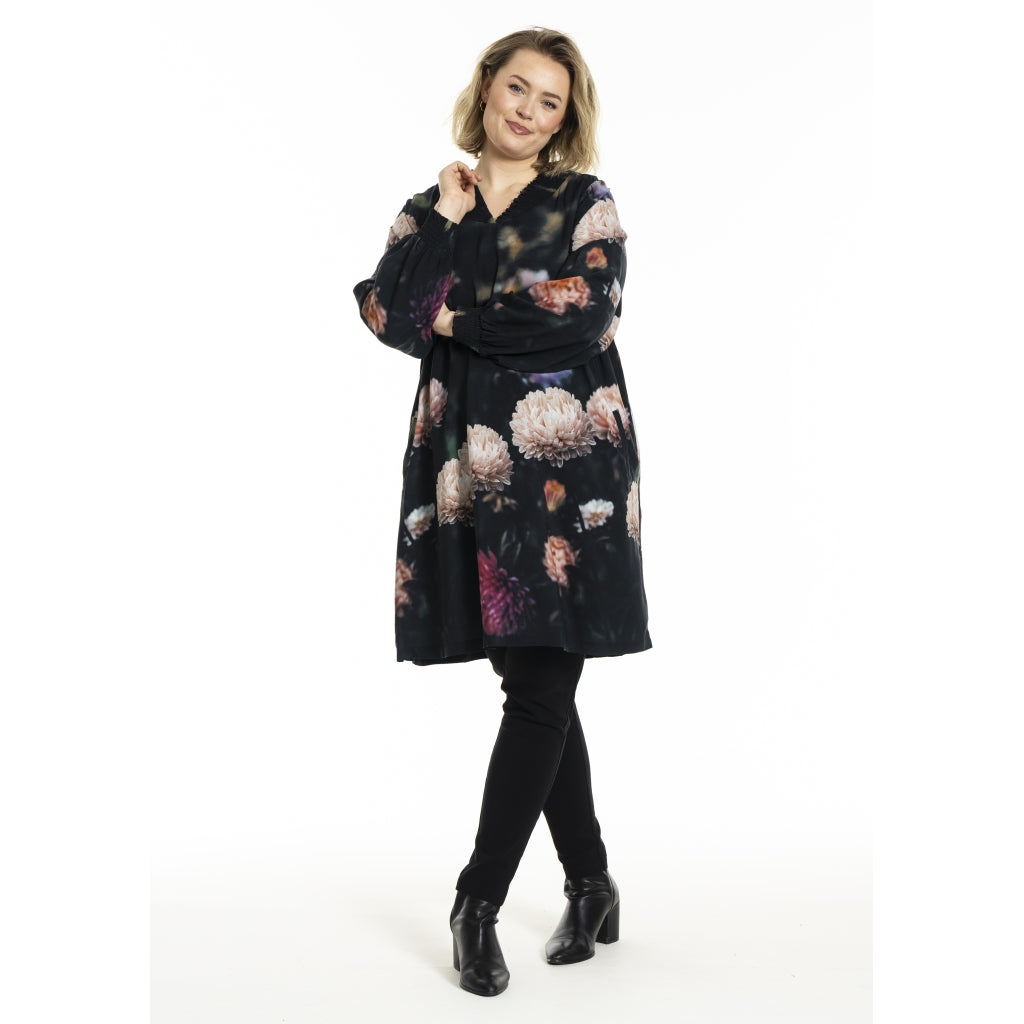 Gozzip Woman GAbigail Tunic Tunic Peony print