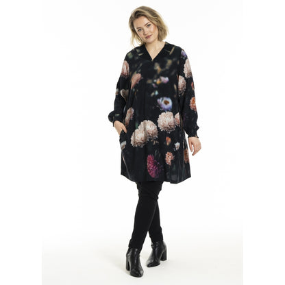 Gozzip Woman GAbigail Tunic Tunic Peony print