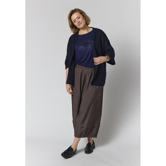 Gozzip Woman GAida Knit Cardigan Cardigan Navy