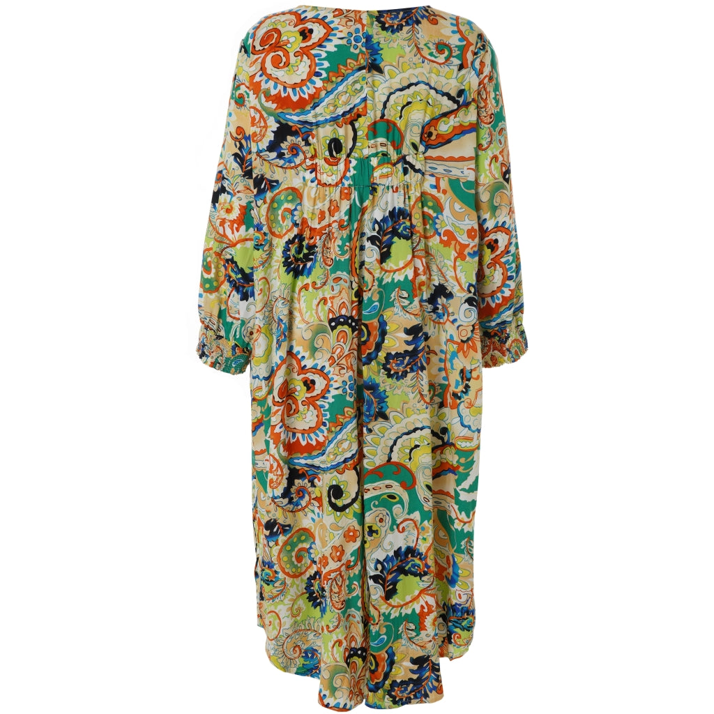 Gozzip Woman GAlice Dress Dress Green print as style no. G242021